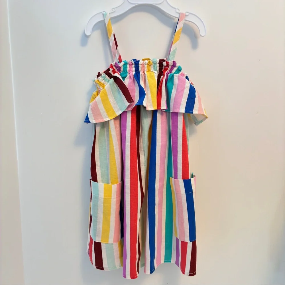 OshKosh B'gosh Sun Dress Bundle Turquoise Floral/ Tiered Gauze/ Stripe Size 3T